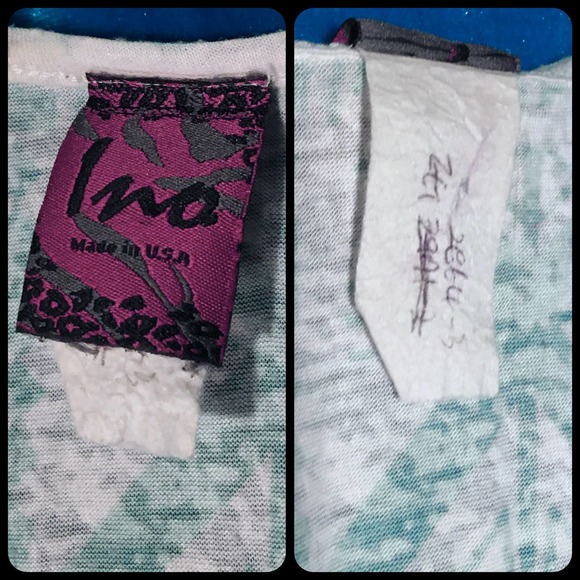 INA Aztec Tribal Print Racerback Tank Top - Picture 11 of 14